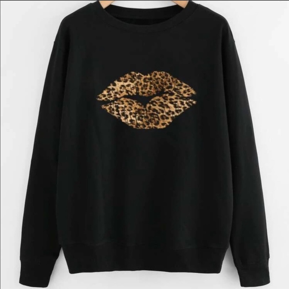 Leopard KISS Sweatshirt 💋